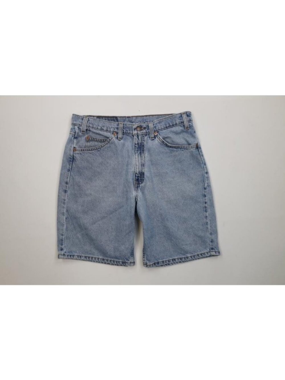 Vtg 90s Levis 550 Orange Tab Mens 32 Distressed Relaxed Fit Denim Jean Shorts